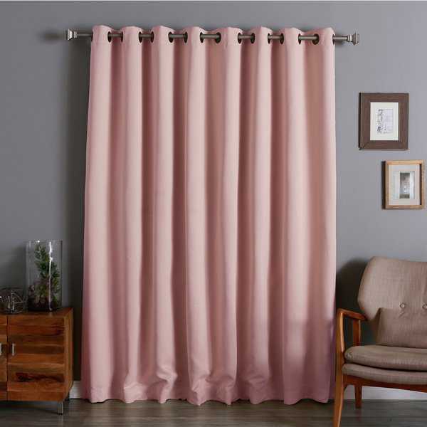 Aurora Home Extra Wide Thermal 100 x 84-inch Blackout Curtain Panel - 100 x 84