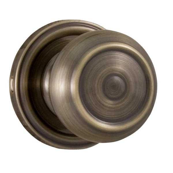 Weslock 610Z Savannah Privacy Door Knob with Round Rose from the Traditionale Collection