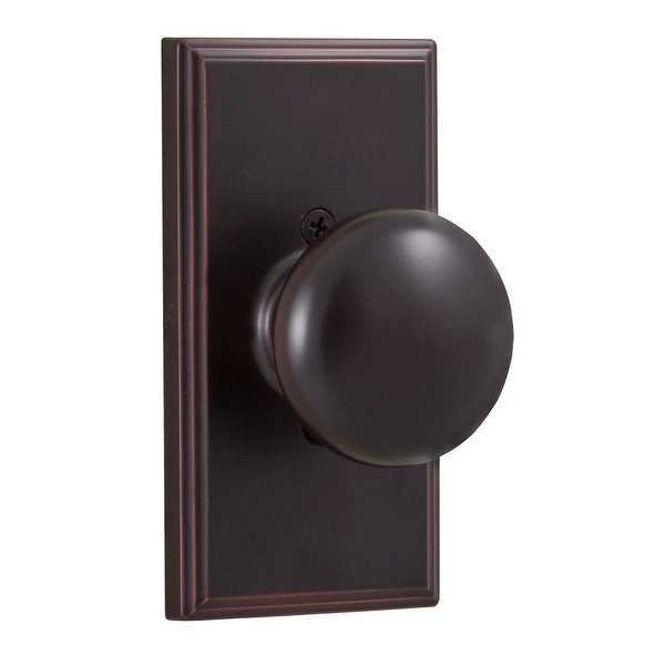 Weslock 3705I Impresa Single Dummy Door Knob with Woodward Rose from the Elegance Collection - N/A